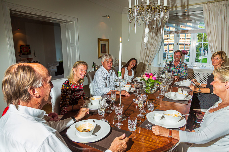 Dinner at Lasse and Bittan