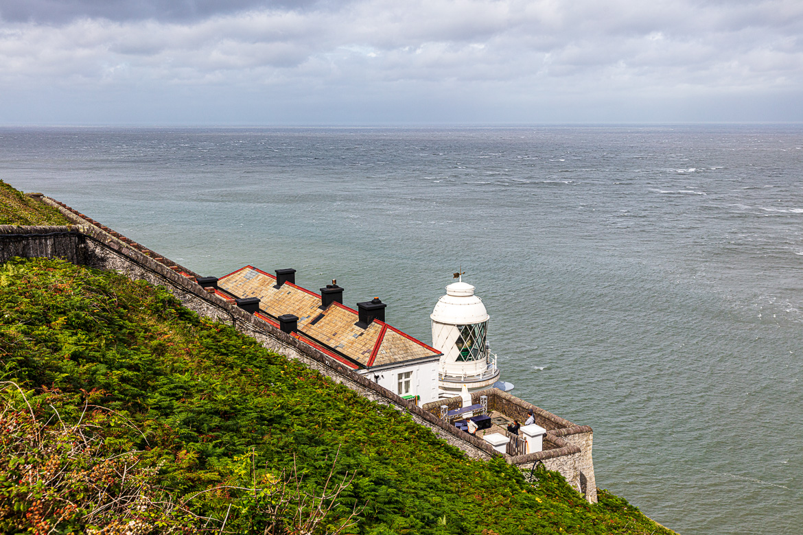 The lighthouse keeper’s cottage at Foreland Point.