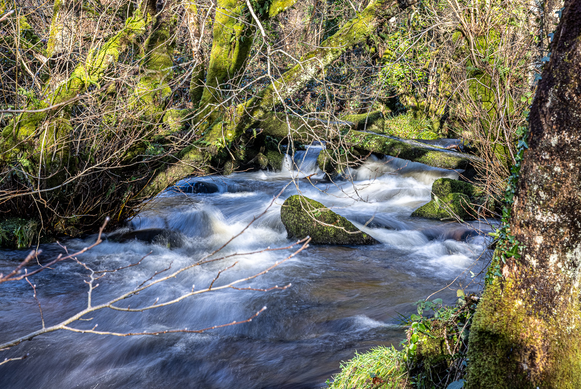 Here the clapper bridge is more clearly seen