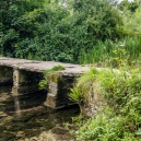 Connecting the two hamlets was this little clapper bridge (Keble’s Bridge)