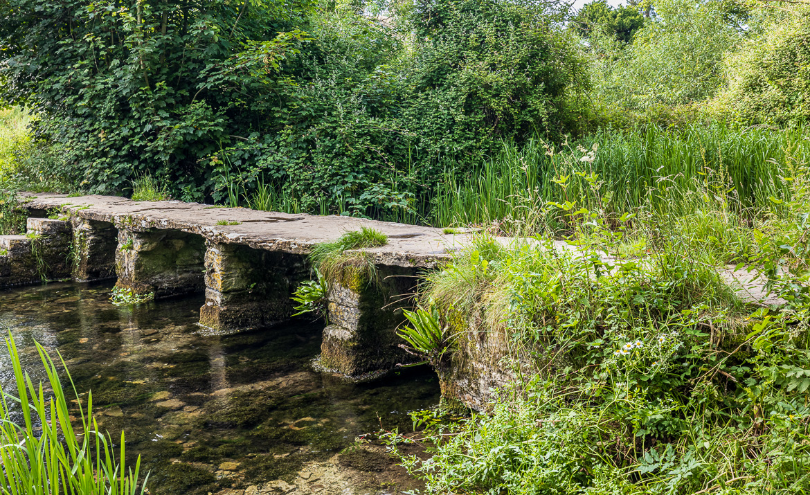 Connecting the two hamlets was this little clapper bridge (Keble’s Bridge)