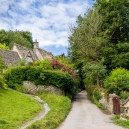 A footpath next to Arlington Row.