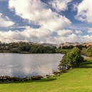 Looking northwest towards Langdale from Laughrigg Tarn