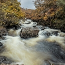 River Duddon downstream from the Wallowbarrow Memorial Bridge