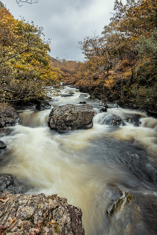 River Duddon downstream from the Wallowbarrow Memorial Bridge