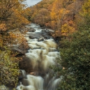 River Duddon downstream from the Wallowbarrow Memorial Bridge