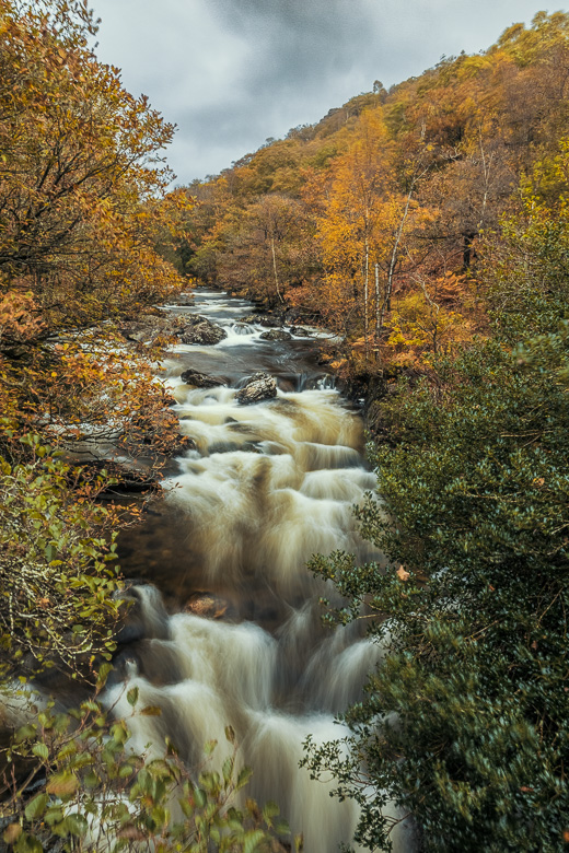 River Duddon downstream from the Wallowbarrow Memorial Bridge