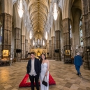 The reception was at Westminster Abbey, where we were given a tour of the Abbey