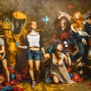 A large artwork by Mitch Griffiths