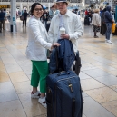 On Sunday morning we were ready to go back to Devon. Here at Paddington Station